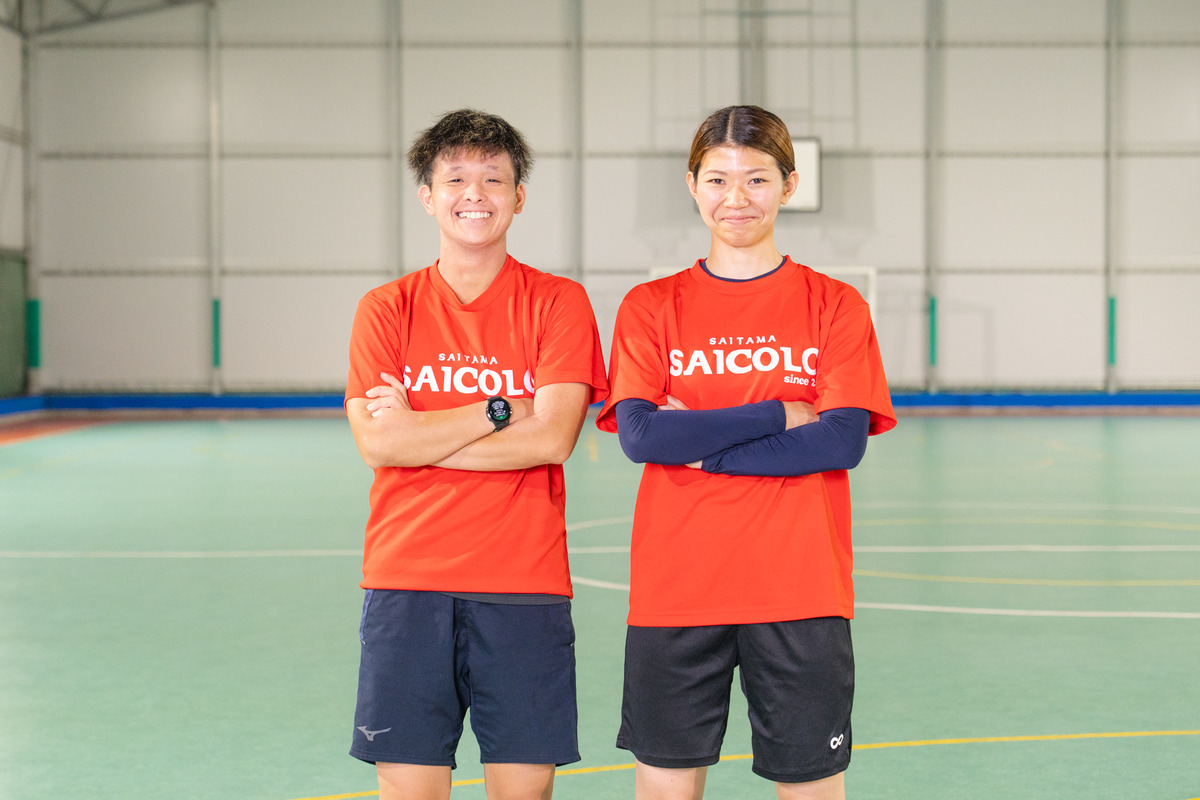 山田ひかる選手と後藤伊史選手