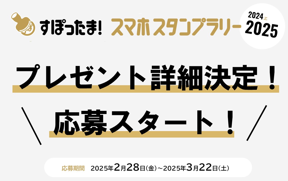 プレゼント詳細決定！＆応募スタート！